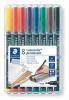 Alkoholos marker készlet, OHP, 0,6 mm, STAEDTLER  Alkoholos marker készlet, OHP, 0,6 mm, STAEDTLER