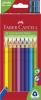 Színes ceruza készlet, háromszögletű, FABER-CASTELL 