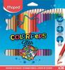 Színes ceruza készlet, háromszögletű, MAPED 