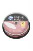DVD+R lemez, nyomtatható, kétrétegű, 8,5GB, 8x, 10 db, hengeren, HP
