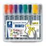 Flipchart marker készlet, 2-5 mm, vágott, STAEDTLER 