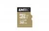 Memóriakártya, microSDHC, 32GB, UHS-I/U1, 85/20 MB/s, adapter, EMTEC 