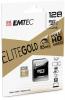Memóriakártya, microSDXC, 128GB, UHS-I/U1, 85/20 MB/s, adapter, EMTEC 
