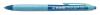 Golyóstoll, 0,35 mm, nyomógombos, kék tolltest, STABILO 