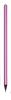 Ceruza, metál pink, rózsaszín SWAROVSKI® kristállyal, 14 cm, ART CRYSTELLA®