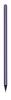 Ceruza, metál sötét lila, tanzanite lila SWAROVSKI® kristállyal, 14 cm, ART CRYSTELLA®