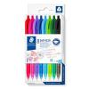 Golyóstoll, 0,5 mm, nyomógombos, STAEDTLER® 