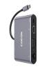 USB elosztó-HUB, USB-C/USB 3.0/HDMI/VGA/Ethernet/audio, CANYON 