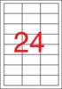 Etikett, univerzális, 64,6x33,8 mm, eltávolítható, APLI, 2400 etikett/csomag