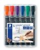 Alkoholos marker készlet, 2 mm, kúpos, STAEDTLER 