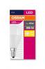 LED izzó, E14, kisgömb, P48, 8W, 806lm, 2700K (MF), OSRAM 