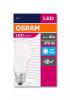 LED izzó, E27, gömb, A60, 5W, 470lm, 4000K (HF), OSRAM 