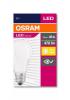 LED izzó, E27, gömb, A60, 5W, 470lm, 2700K (MF), OSRAM 