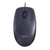 Egér, vezetékes, optikai, normál méret, USB, LOGITECH 
