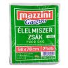 Élelmiszerzsák, erős, 25 db, 50 x 70 cm, MAZZINI 