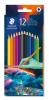 Színes ceruza készlet, hatszögletű, STAEDTLER 