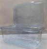 Ételtároló doboz, egybefedeles, újrahasznosított műanyag, szögletes, 750 ml, 100 db, 