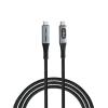 USB kábel, USB-C - USB-C, 1,2 m, 240W, teljesítménykijelzővel, VERBATIM