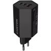 Hálózati töltő, 1xUSB-A, 2xUSB-C, 65W, CANYON 