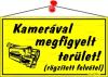 Információs tábla, 22,5x12,5 cm, 