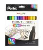 Tűfilc készlet, 0,4 mm, PENTEL 