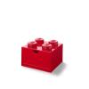 Tárolódoboz íróasztalra, fiókos, LEGO 