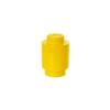 Tárolódoboz, henger, LEGO, sárga