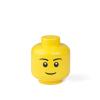 Tárolódoboz, fej, kicsi, LEGO, Boy