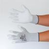 Védőkesztyű, karbonszálas, PU tenyerén mártott, M méret, fehér-szürke Védőkesztyű, karbonszálas, PU tenyerén mártott, M méret, fehér-szürke