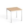 Általános asztal fémlábbal, 75x75 cm, MAYAH 