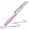 Golyóstoll, 0,5 mm, nyomógombos, fehér-rózsaszín tolltest, SCHNEIDER 