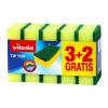 Mosogatószivacs, 3+2 db, VILEDA 