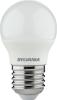 LED izzó, E27, kisgömb, 4,2W, 470lm, 4000K (HF), SYLVANIA 