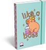 Füzetbox, A4, LIZZYSULI, Lollipop Capybara, zöld