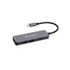 USB elosztó-HUB, USB-C /2xUSB-A, HDMI, USB-C, VERBATIM