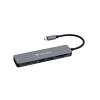 USB elosztó-HUB, 2xUSB-C /2xUSB-A, HDMI,SD, MicroSD, VERBATIM USB elosztó-HUB, 2xUSB-C /2xUSB-A, HDMI,SD, MicroSD, VERBATIM