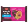 Vaníliás karika, cukormentes, 150 g, DETKI, étbevonóval félig mártva Vaníliás karika, cukormentes, 150 g, DETKI, étbevonóval félig mártva