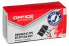 Bindercsipesz, 19 mm, OFFICE PRODUCTS, fekete