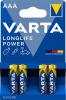Elem, AAA mikro, 4 db, VARTA 