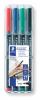 Alkoholos marker készlet, OHP, 0,6 mm, STAEDTLER 