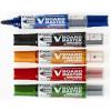 Táblamarker készlet, 2,3 mm, kúpos, tartóval és szivaccsal, PILOT 
